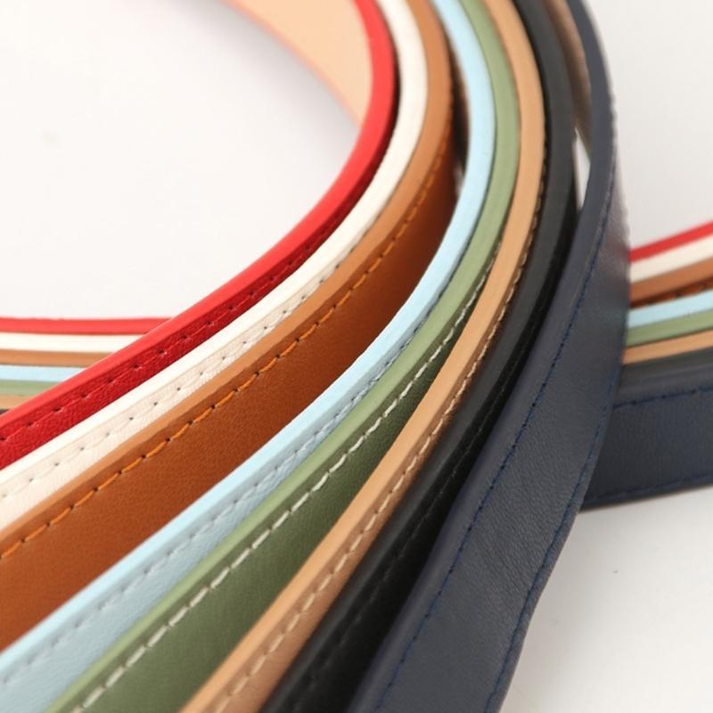 Formal Belt Leather Thin - 652F Punk pas biodrowy dla dorosłych