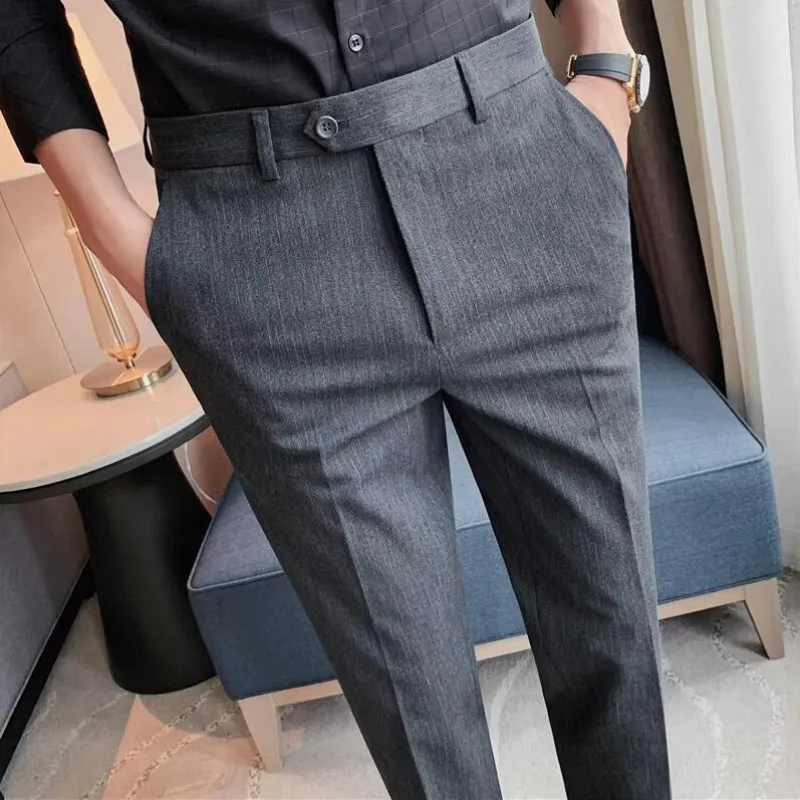 Men Formal Wear Dress - Butikowe garnitury wizytowe Spodnie męskie w