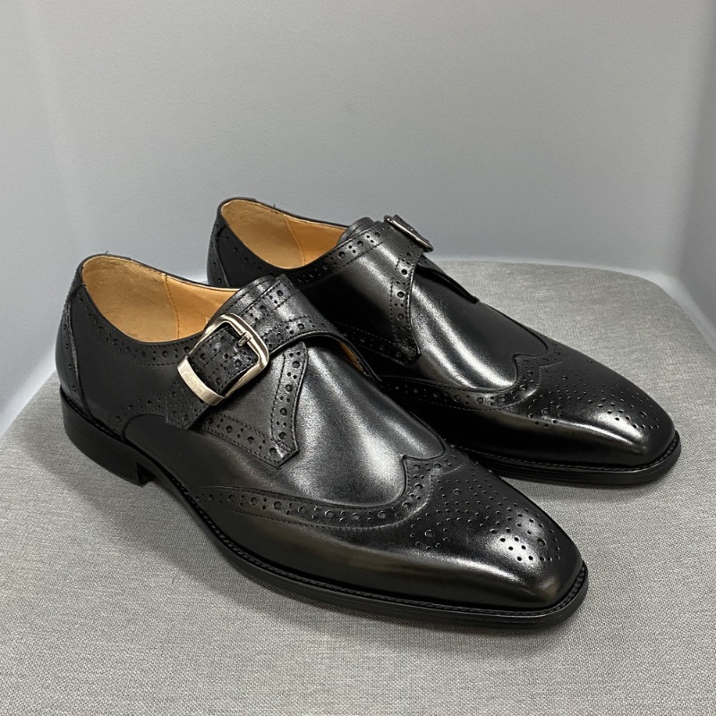 Men Formal Party Wear Outfit - Męskie buty codzienne ze skóry naturalnej,