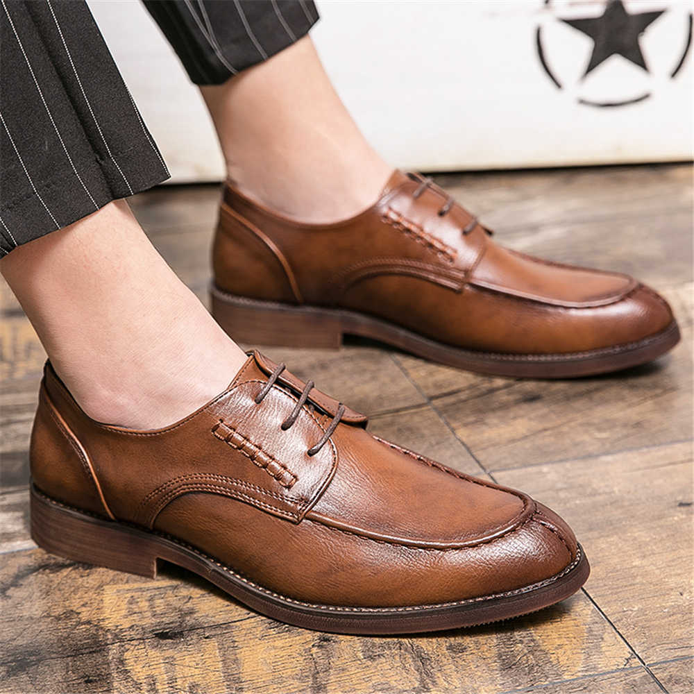 Men Formal Wear In Summer - Eleganckie, antypoślizgowe, duże rozmiary męskich butów,