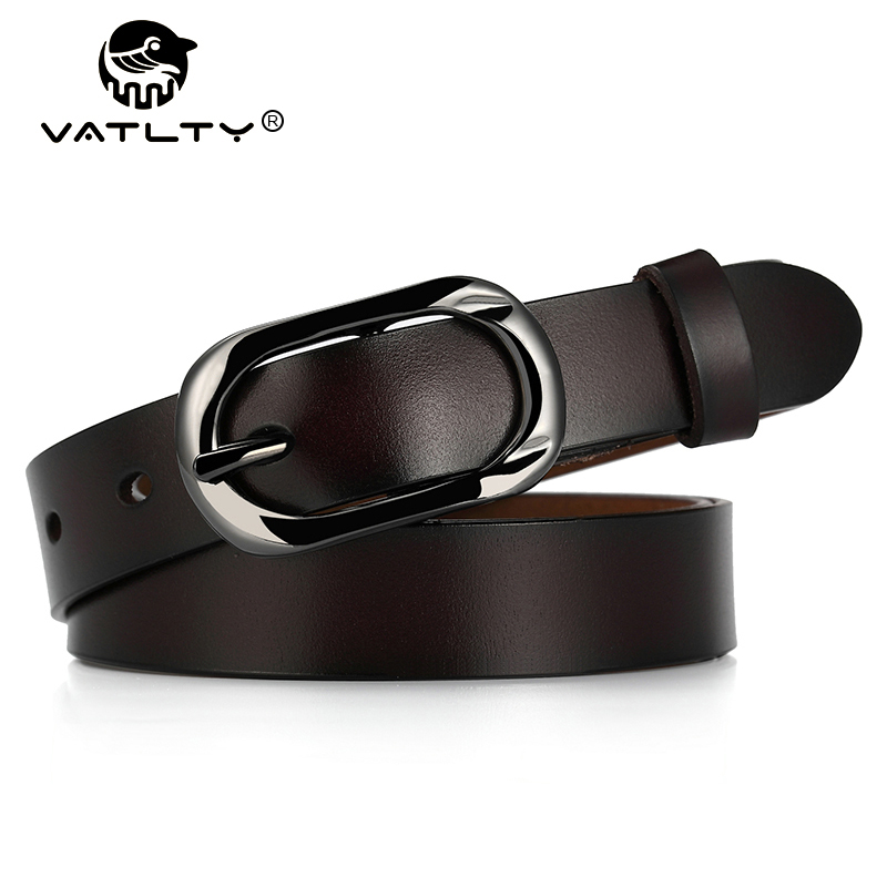 Formal Belt Leather Thin - VATLTY 95cm-115cm skórzany pasek damski twarda