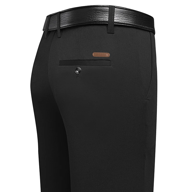 Men Formal Wear Dress - Męskie spodnie wizytowe o prostej nogawce,