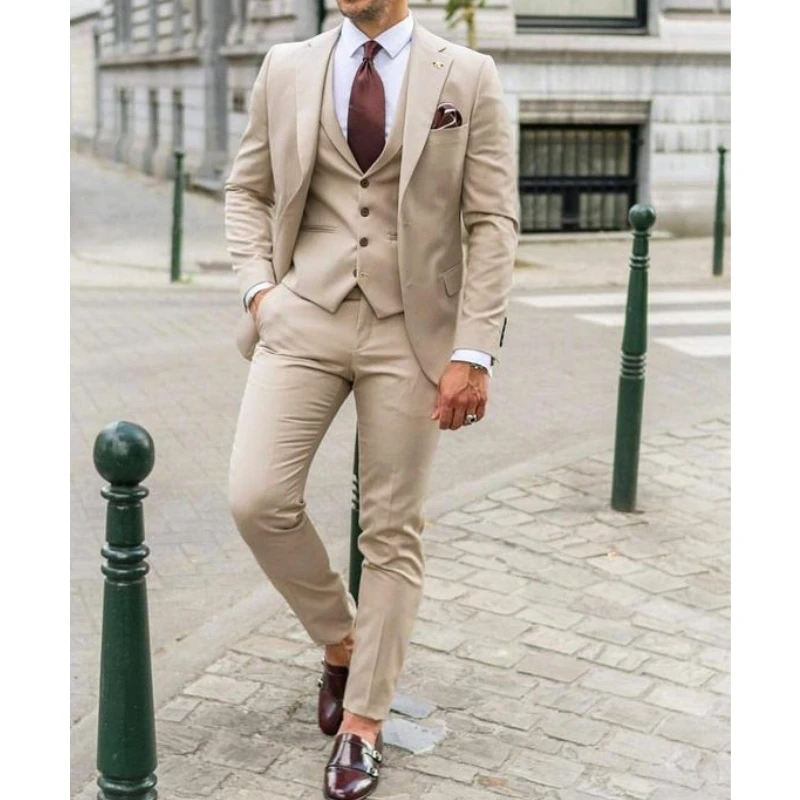 Men'S Formal Wear In Winter - Garnitury męskie z klapami w szpic,