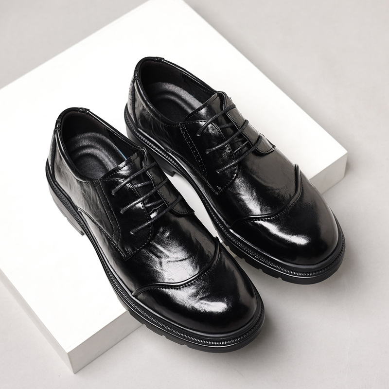 Męskie skórzane buty do noszen – Men Formal Wear Dress recenzja i cena
