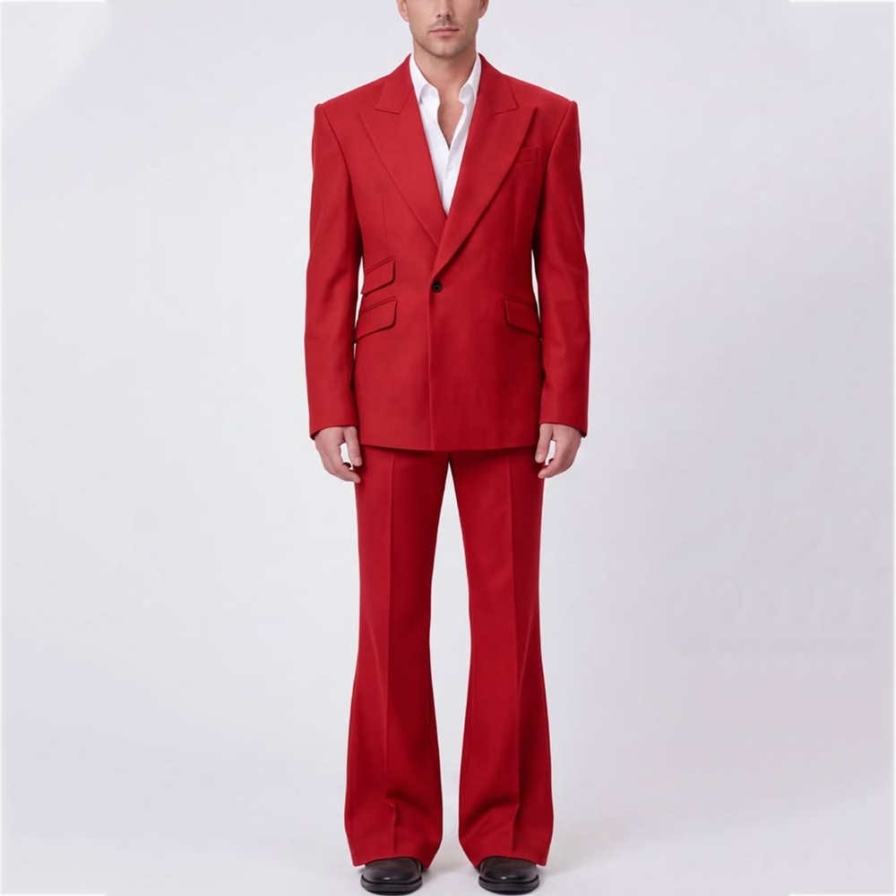 Wysokiej jakości męski garnitu – Men Formal Party Wear Outfit recenzja i cena