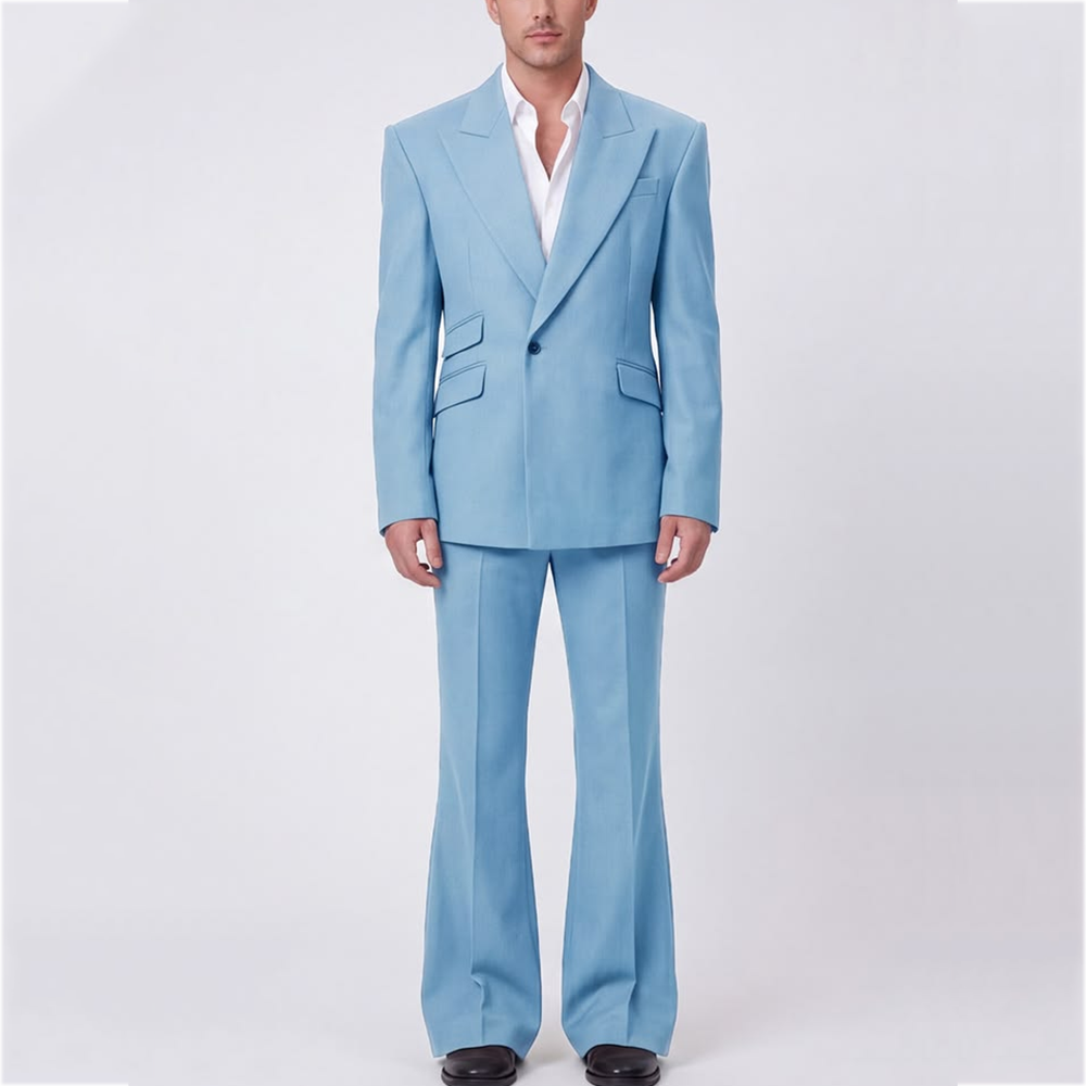 Wysokiej jakości męski garnitu – Men Formal Party Wear Outfit recenzja i cena