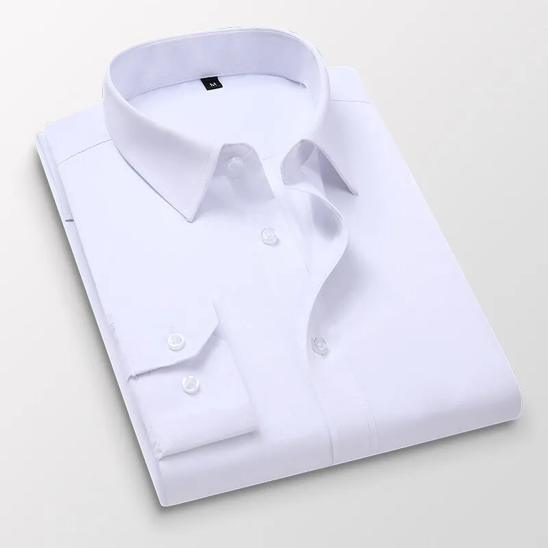 2026 Nowe męskie koszule z dłu – Men Formal Wear Pink recenzja i cena