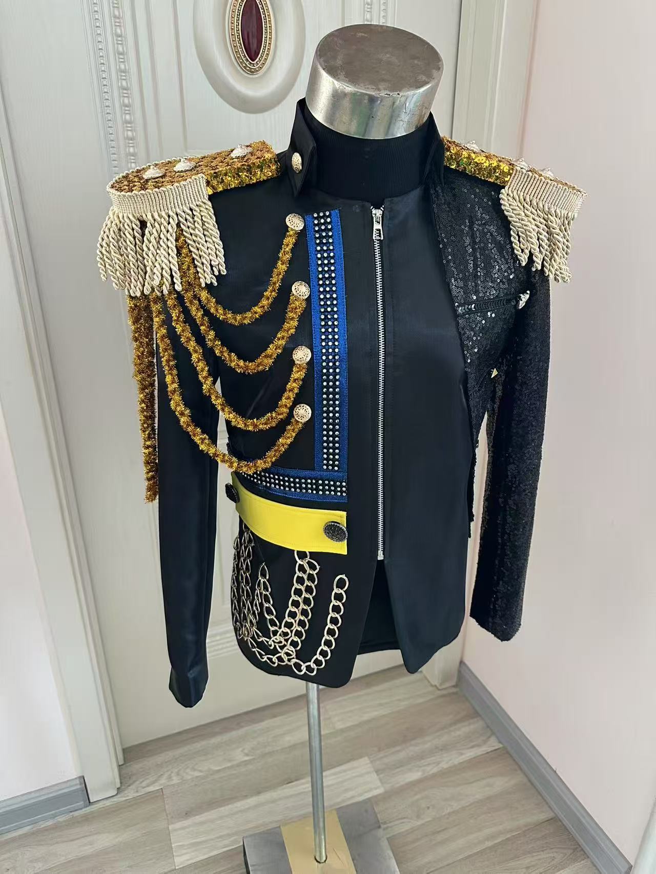 Nowa męska marynarka z frędzla – Men Formal Wear Dress recenzja i cena