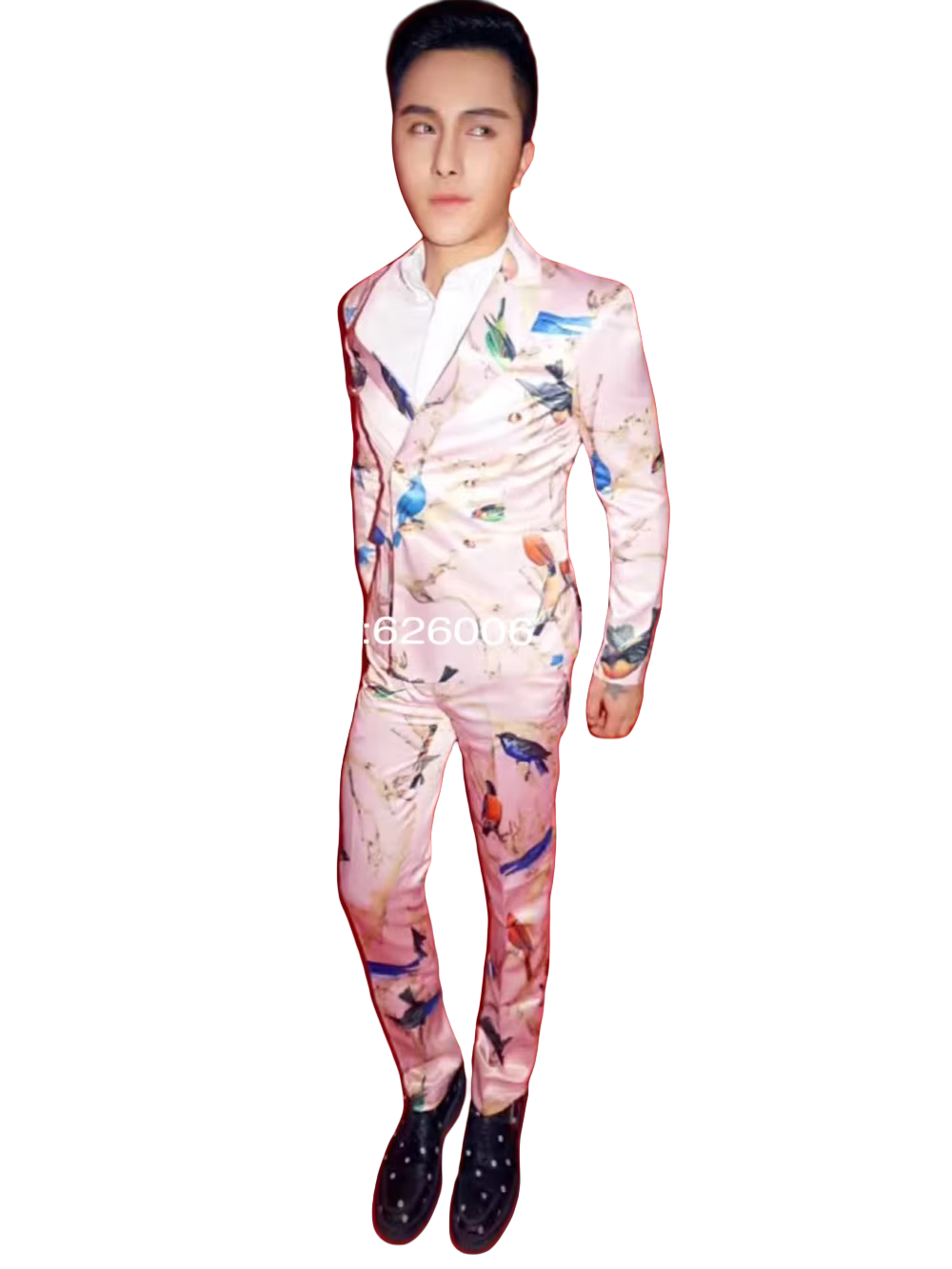 Męskie garnitury z kwiatowym w – Men Formal Wear Pink recenzja i cena