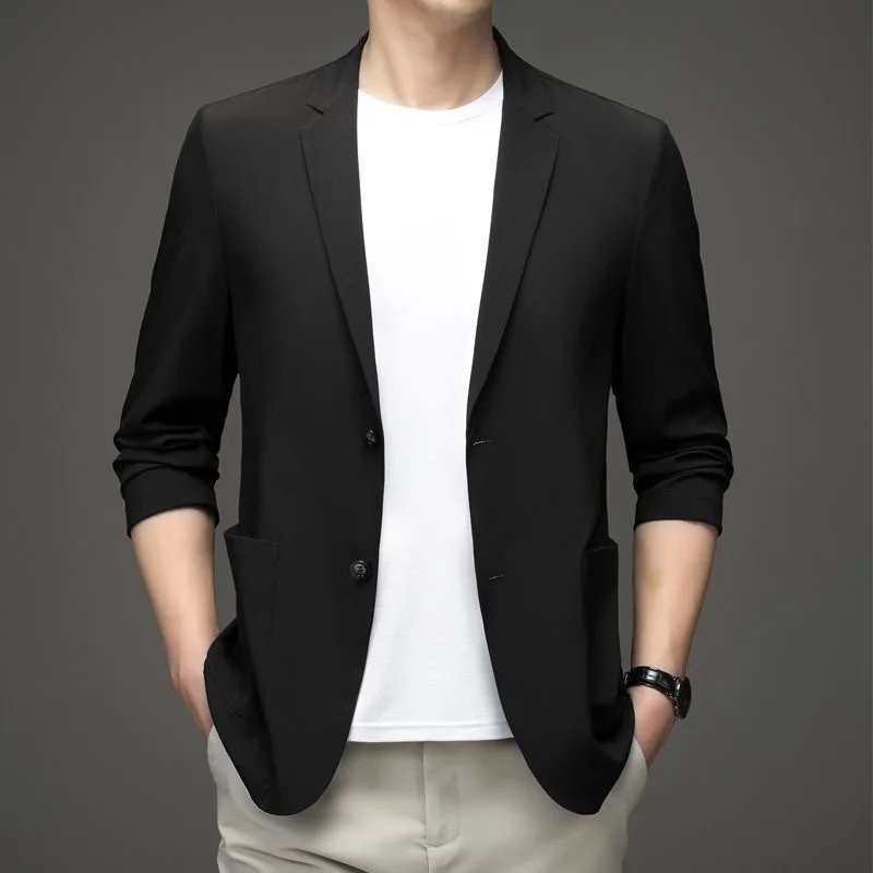 Nowe letnie męskie cienkie mar – Men Formal Wear In Summer recenzja i cena