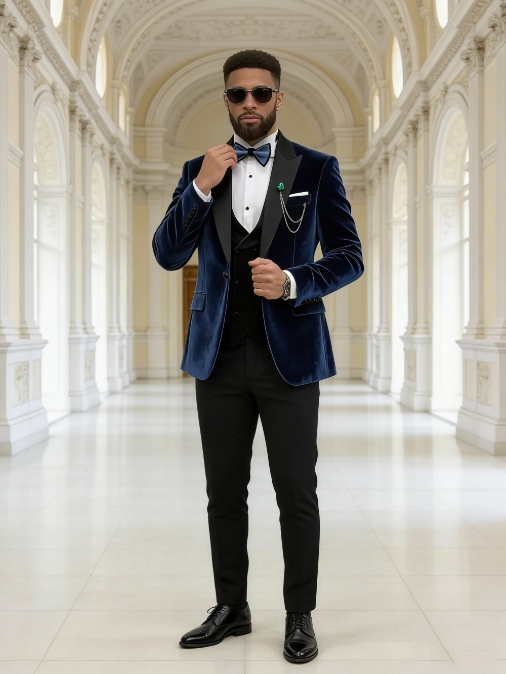 Luksusowy aksamitny garnitur m – Men'S Formal Wear In Winter recenzja i cena