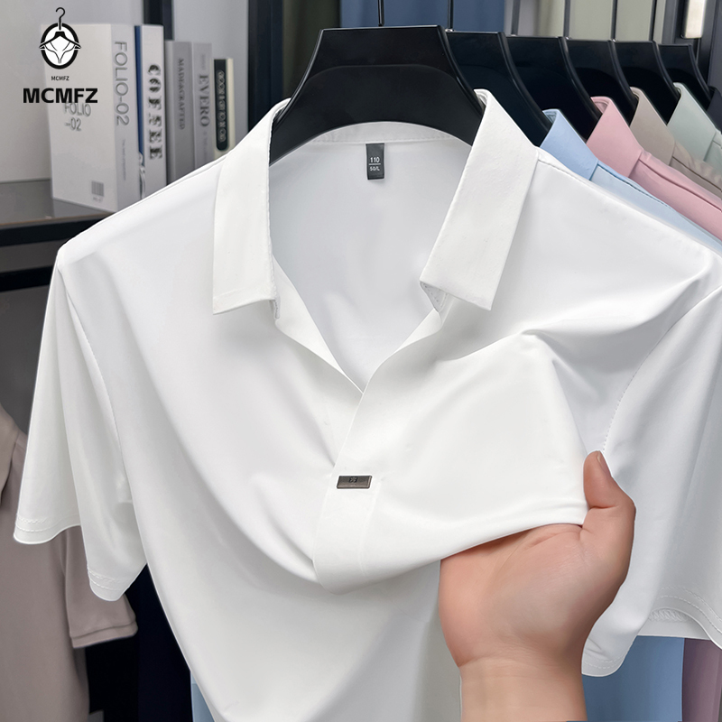 Prosta koszula męska z ukrytym – Men Formal Wear In Summer recenzja i cena