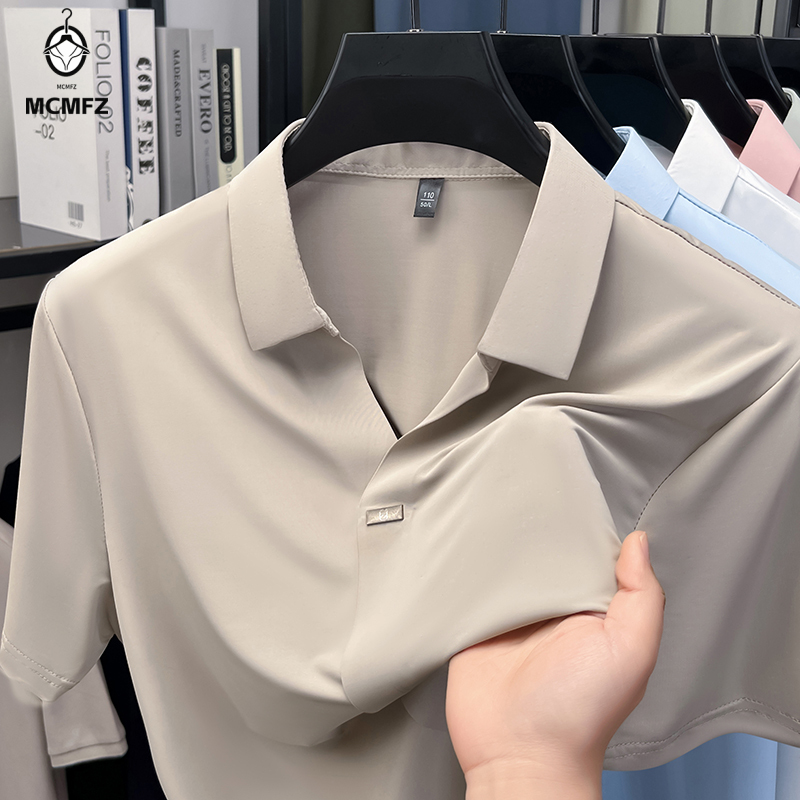 Prosta koszula męska z ukrytym – Men Formal Wear In Summer recenzja i cena