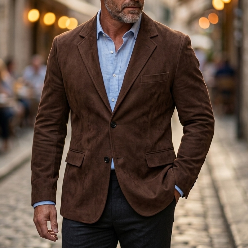 Męska kurtka blazer zamszowa w – Men'S Formal Wear In Winter recenzja i cena