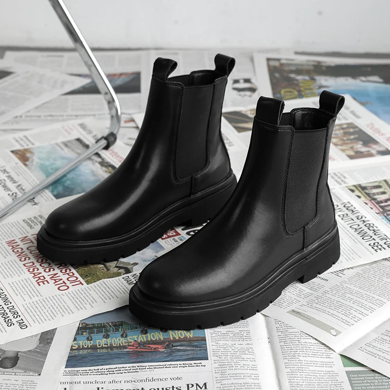 Męskie skórzane buty Chelsea z – Men'S Formal Wear Trends 2025 recenzja i cena