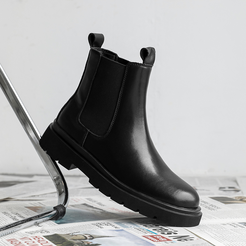 Męskie skórzane buty Chelsea z – Men'S Formal Wear Trends 2025 recenzja i cena