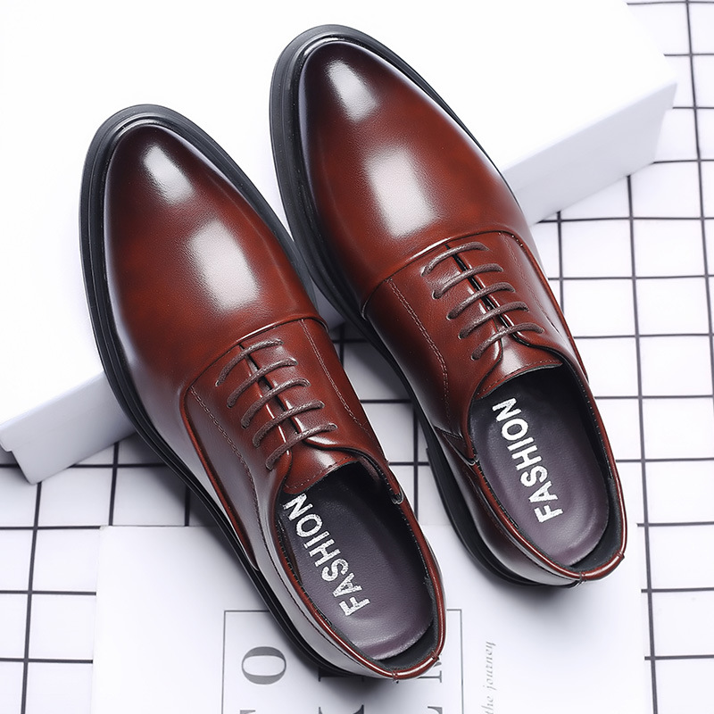 Męskie Eleganckie Oksfordy Wiz – Men Formal Wear Dress recenzja i cena