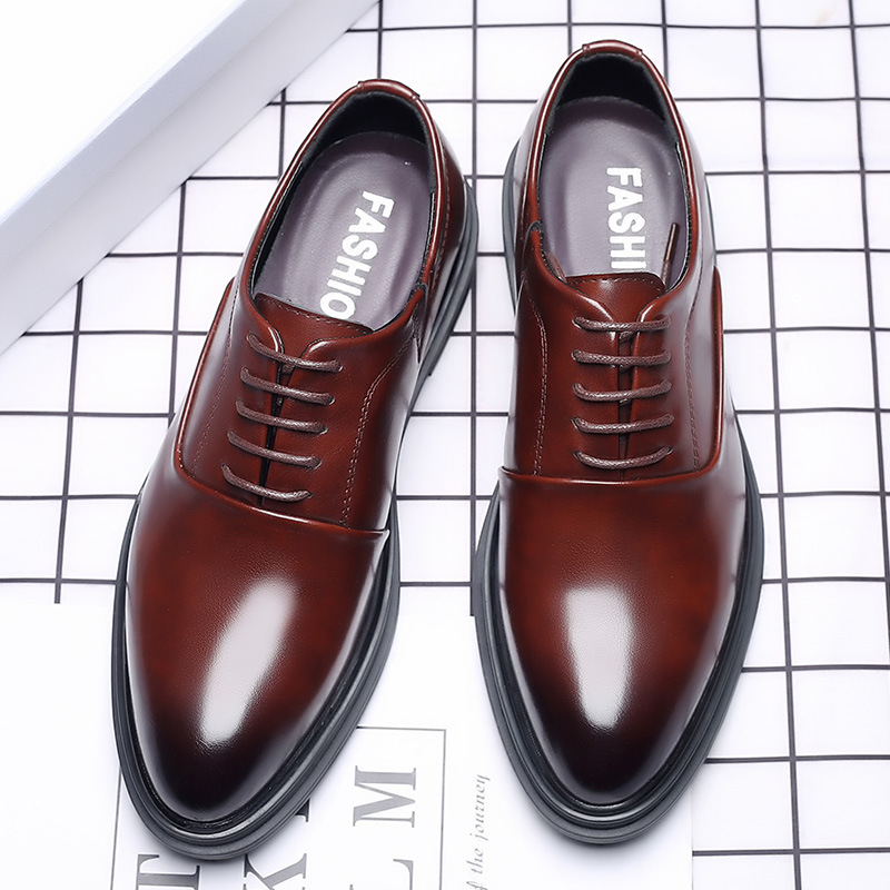 Męskie Eleganckie Oksfordy Wiz – Men Formal Wear Dress recenzja i cena