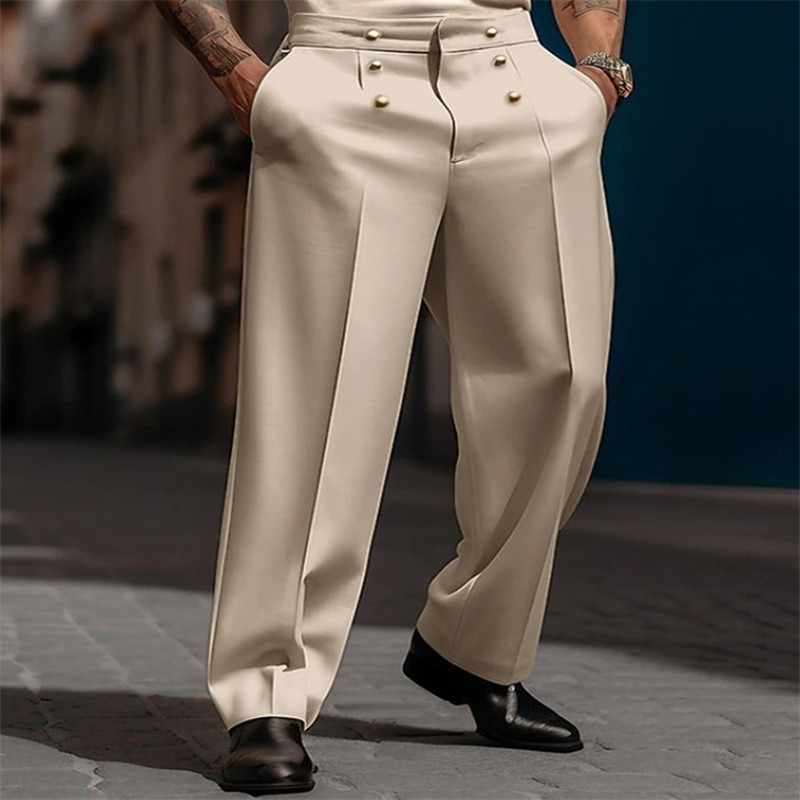 Męskie spodnie wizytowe w jedn – Men Formal Wear In Summer recenzja i cena
