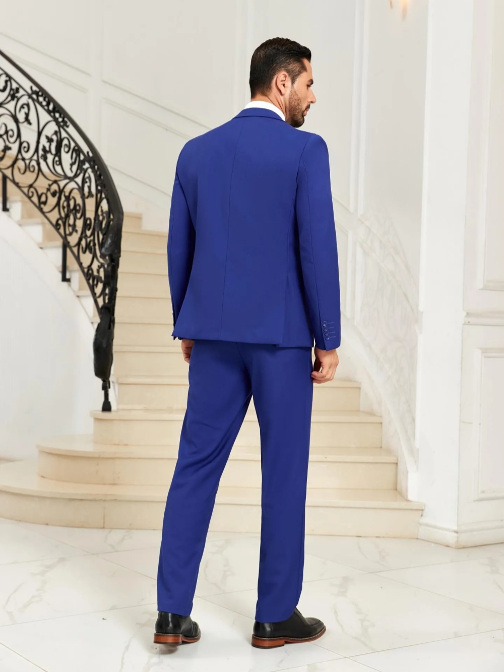 Nowe niebieskie męskie garnitu – Men Formal Party Wear Outfit recenzja i cena