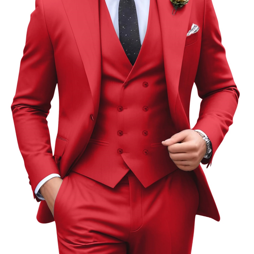 3-częściowe garnitury męskie w – Men Formal Party Wear Outfit recenzja i cena