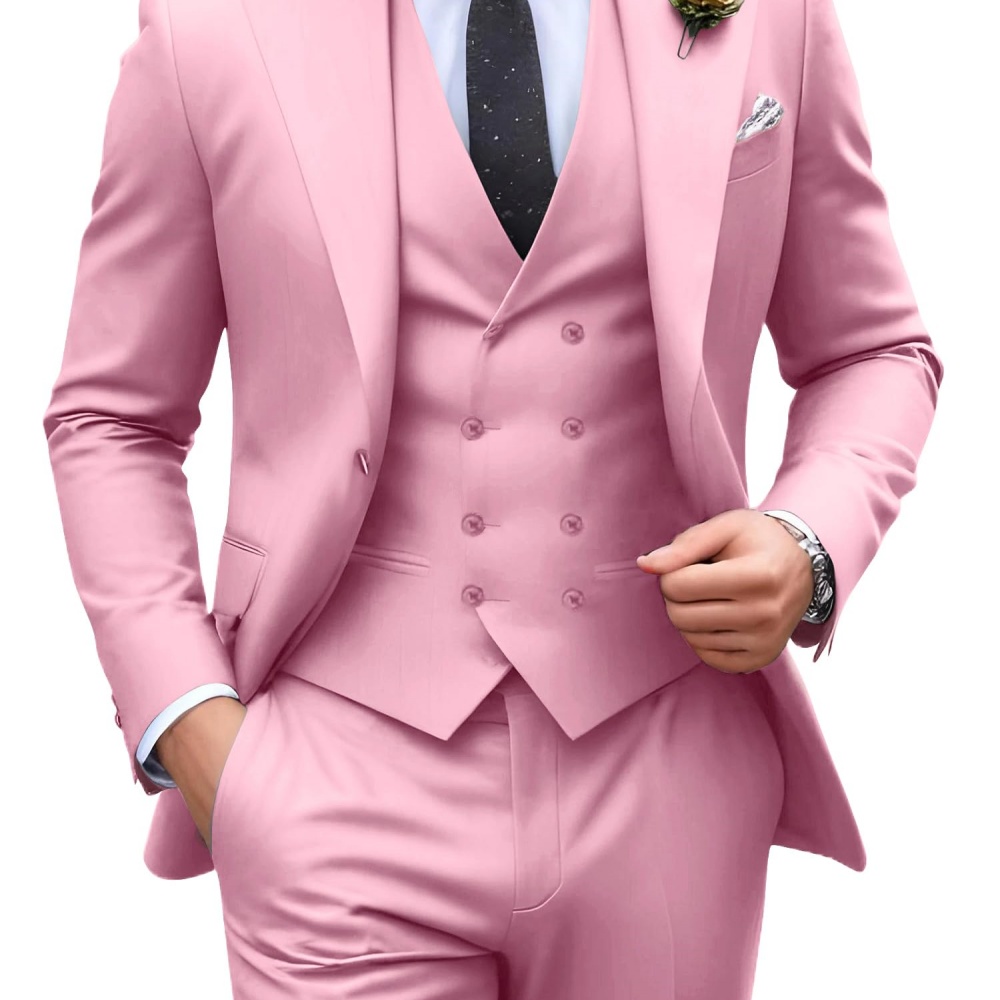 3-częściowe garnitury męskie w – Men Formal Party Wear Outfit recenzja i cena