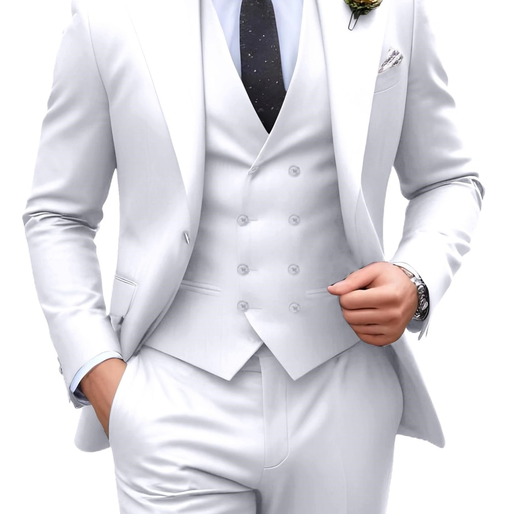 3-częściowe garnitury męskie w – Men Formal Party Wear Outfit recenzja i cena