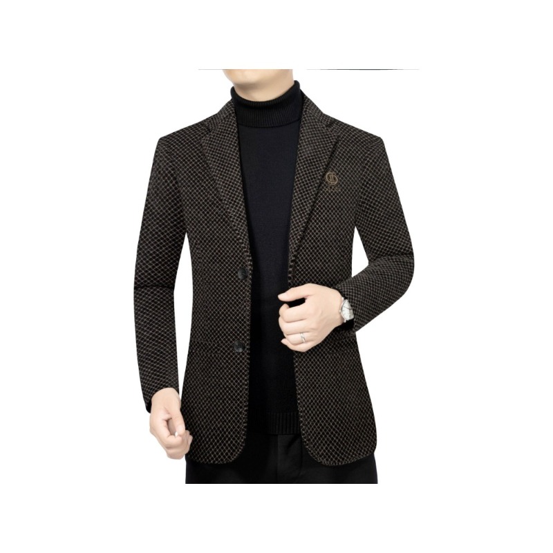 Nowe Zimowe Męskie Kraciaste M – Men'S Formal Wear In Winter recenzja i cena