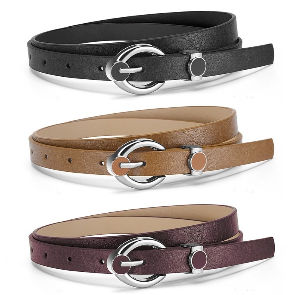Modny pasek z klamrą ze stopu  – Formal Belt Leather Thin recenzja i cena