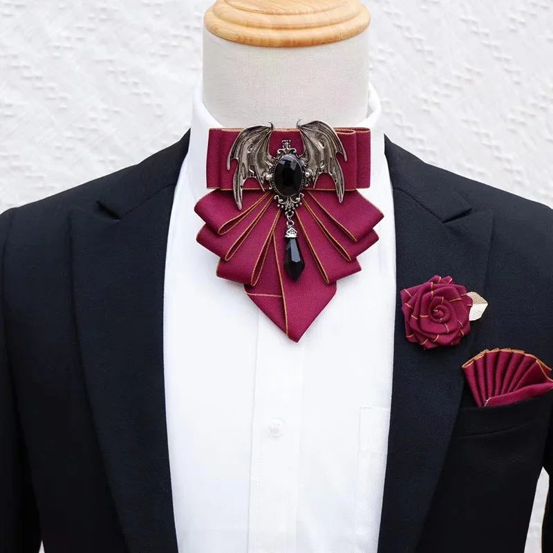 Męska muszka broszka zestaw br – Men Formal Wear Dress recenzja i cena