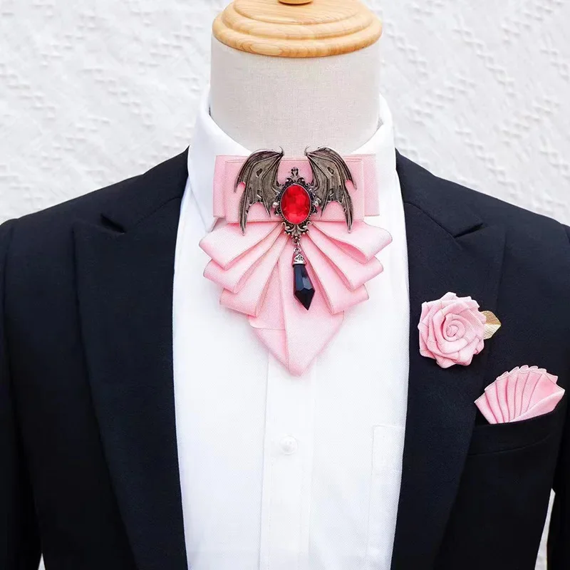 Męska muszka broszka zestaw br – Men Formal Wear Dress recenzja i cena