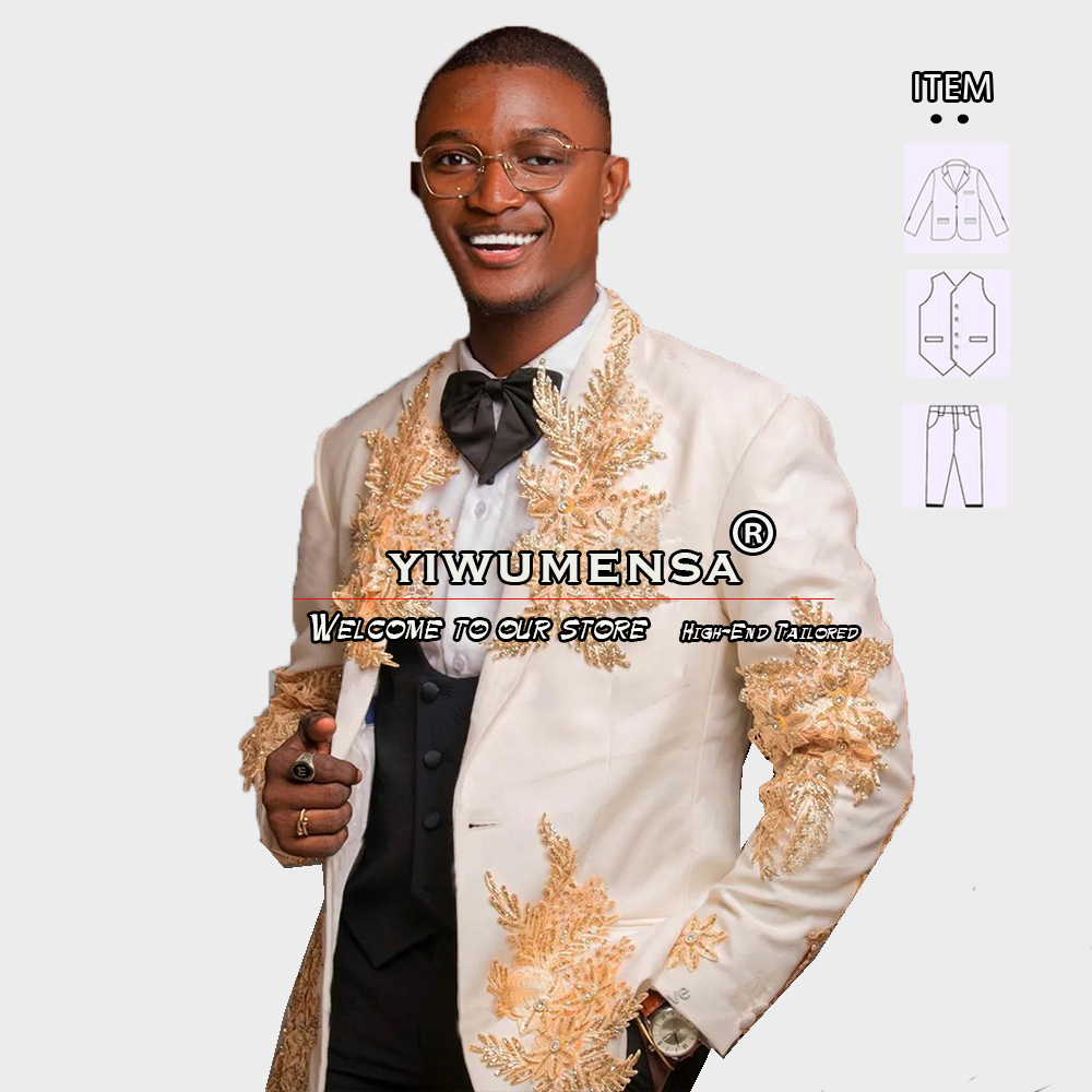 Spersonalizowane 3-częściowe g – Men Formal Wear Dress recenzja i cena
