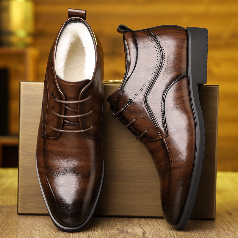 Męskie buty zimowe skórzane ak – Men'S Formal Wear In Winter recenzja i cena