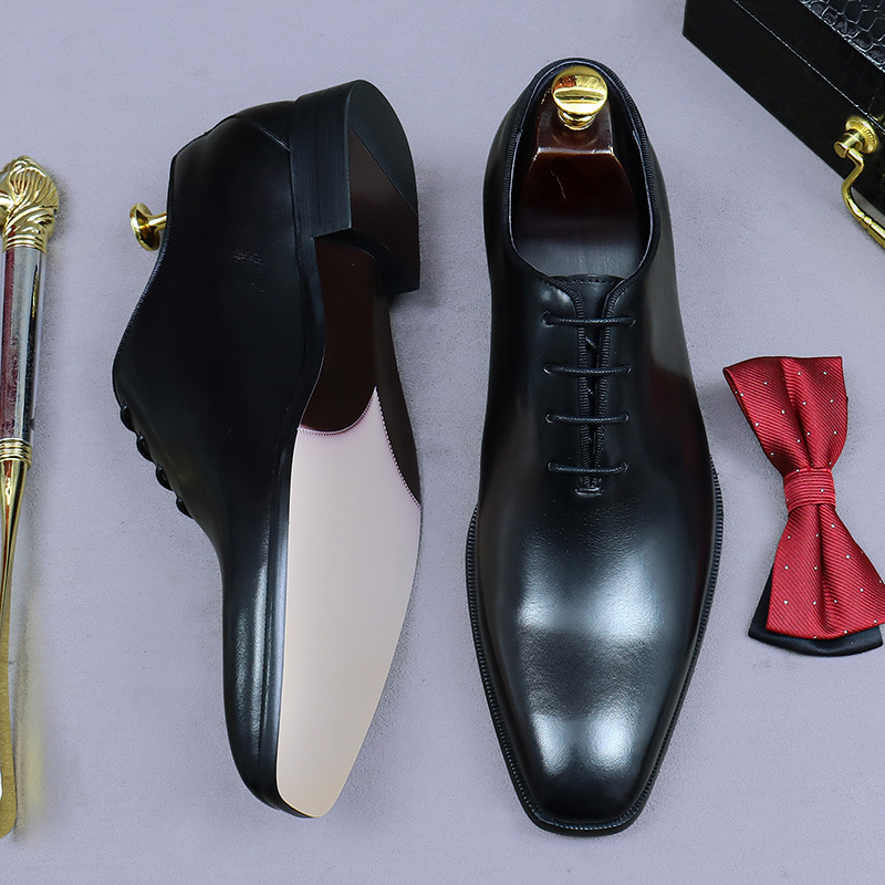 Męskie buty Oxford ze skóry na – Men Formal Wear Dress recenzja i cena